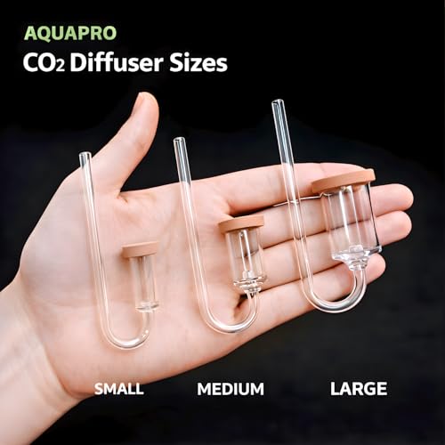 VAYINATO Aquapro Acrylic Microbubbles Co2 Diffuser For Planted Aquarium With Bulid In Bubble Counter|Break Proof|Leakproof(Large-25Mm-Suits Upto 4 Feet) - Image 2