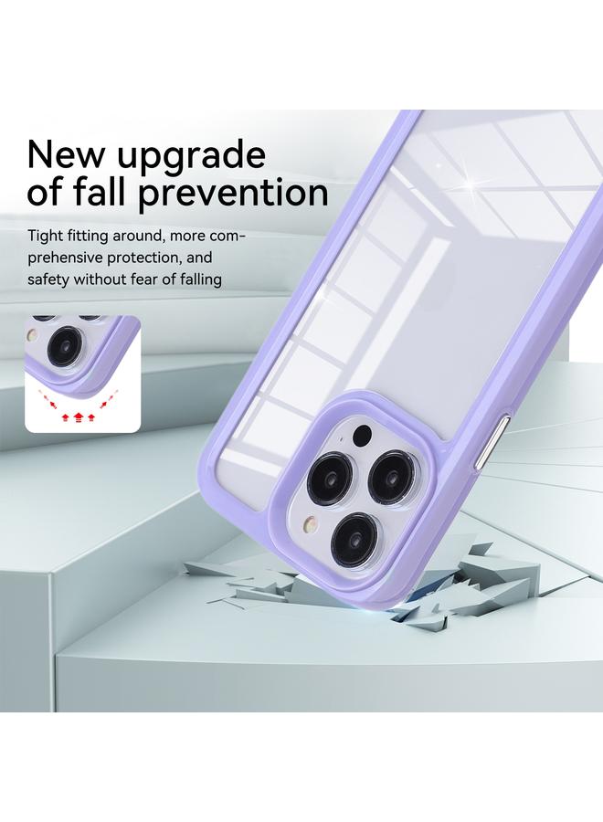 S-TOP Case For iPhone 12 Solid Solor TPU Space Acrylic Phone Case - Image 5