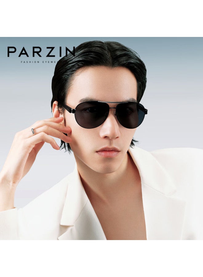 Parzin Polarized Sungl For Men, Fashionable And Simple, Outdoor Fishing, Sun Protection, Safe Driving, Trendy Sungl - Image 1