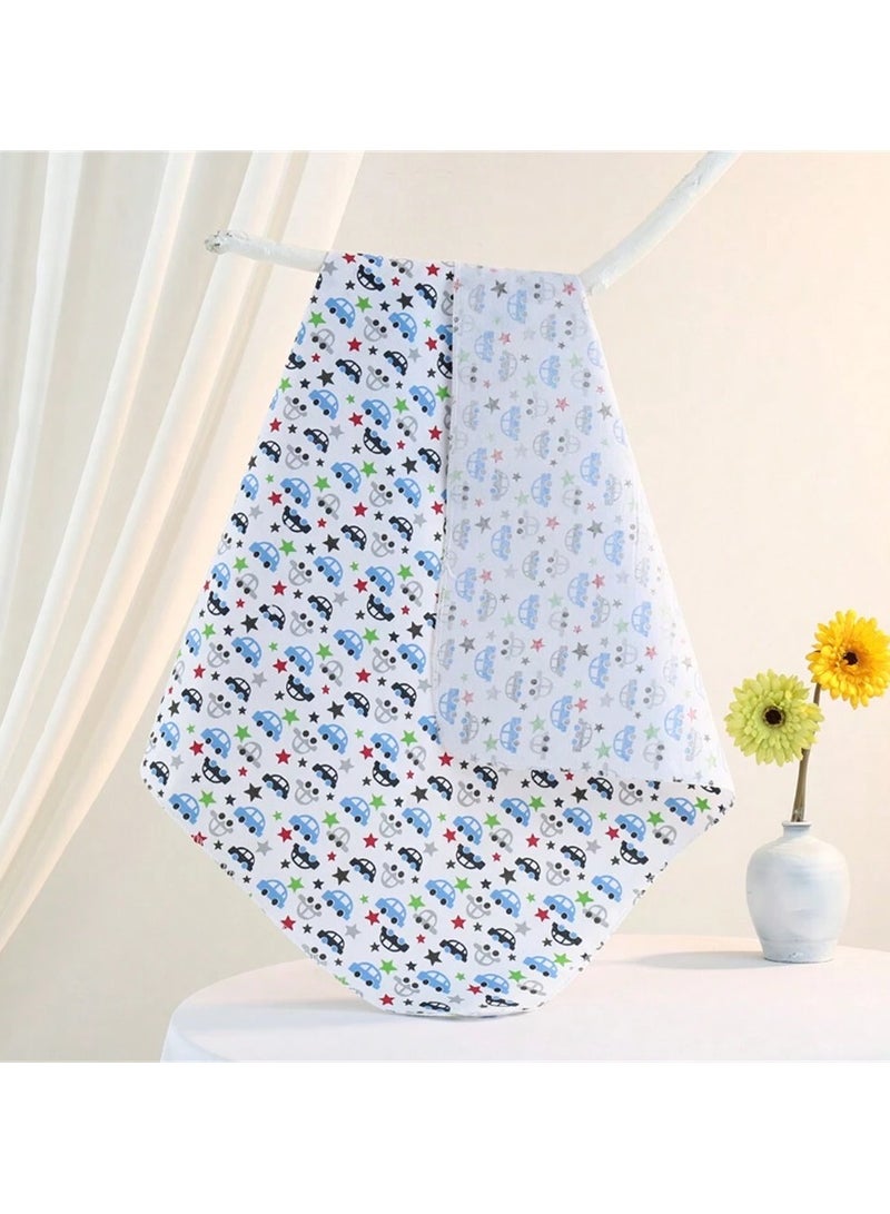 Kisunya 4pcs Swaddle Blanket - Neutral Baby Swaddle Blanket Set – Soft Cotton Newborn Swaddles with Simple and Elegant Love-Themed Designs, Unisex Baby Wraps for Boys and Girls, Ideal for Valentine’s Day, Sleeping, Cuddling, and Baby Shower Gifts - Image 3