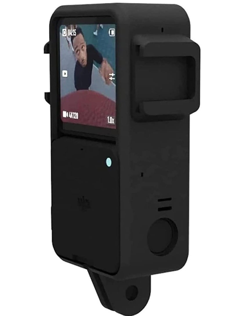 Excefore Camera Frame for DJI osmo Action 2, 2 Protective with Hot Shoe Base Anti-Drop Dust Protection Case Cover Mount+ Screen Protector Kits - Image 4