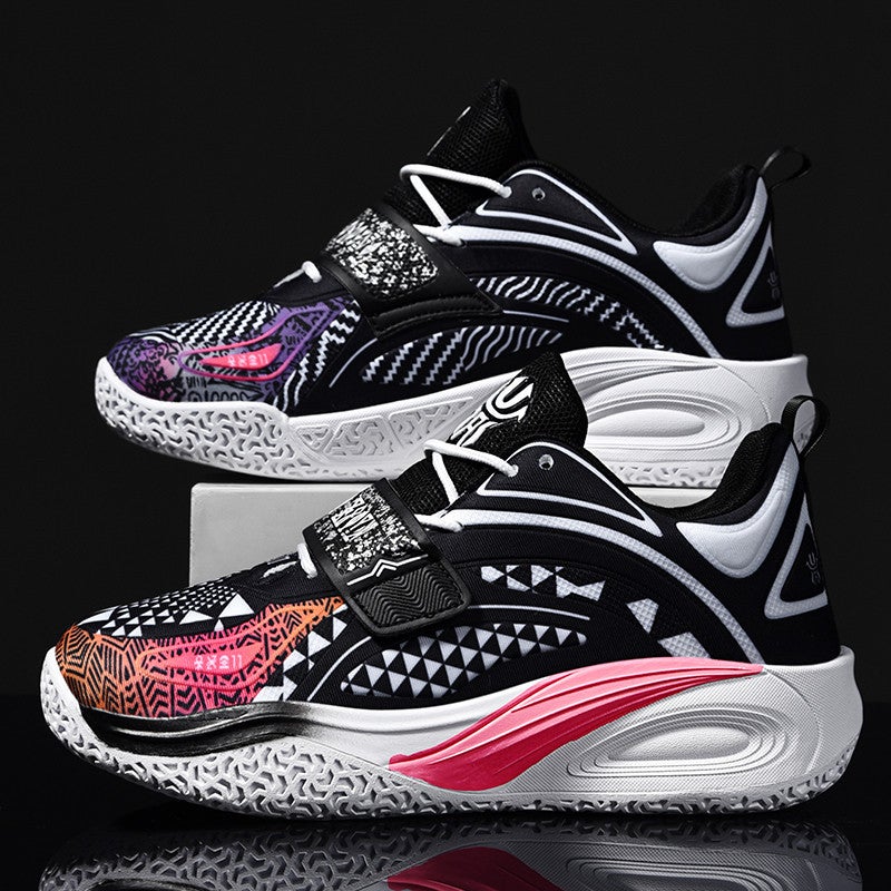 New Running Sneaker Male And Female Teenagers Junior High School Students Big Boy Couple Basketball Shoes Sports Basketball Shoes - Image 2