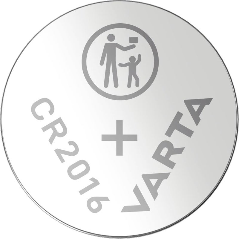 VARTA CR2016 Lithium Coin Battery | Long-Lasting Power for Everyday Devices | Reliable Performance | Child-Safe Packaging | 5-Year Shelf Life | Single Pack - Image 2
