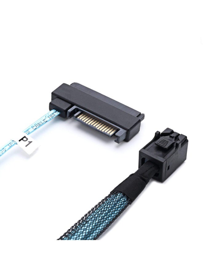 igeekwell SFF-8643 Internal Mini SAS HD to (4) 29pin SFF-8482 connectors with SAS 15pin Power Port 12GB/S Cable (1M,1PACK) - Image 3