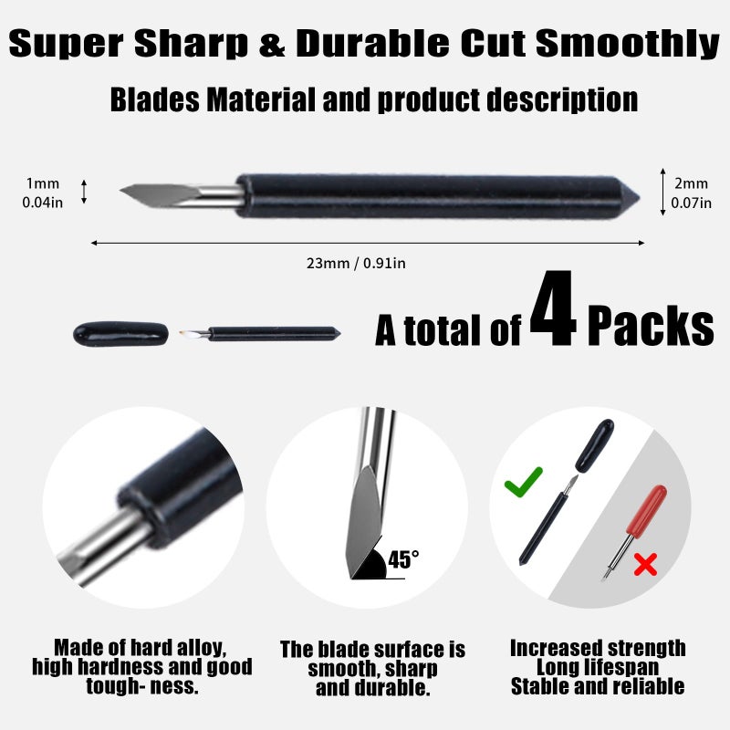 Moalaok 32-Pack Rubber Roller Replacement for Cricut Maker 3/Maker â€“ Complete Maintenance Kit with Anti-Slip Clips, Blades & DIY Repair Accessories - Image 4