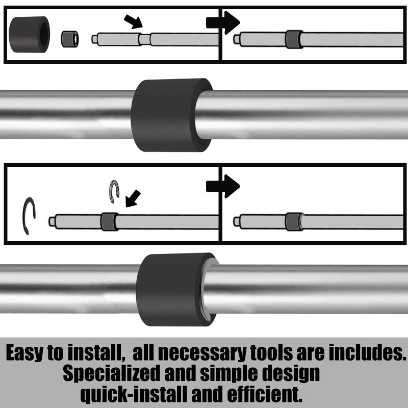 Moalaok 32-Pack Rubber Roller Replacement for Cricut Maker 3/Maker â€“ Complete Maintenance Kit with Anti-Slip Clips, Blades & DIY Repair Accessories - Image 5