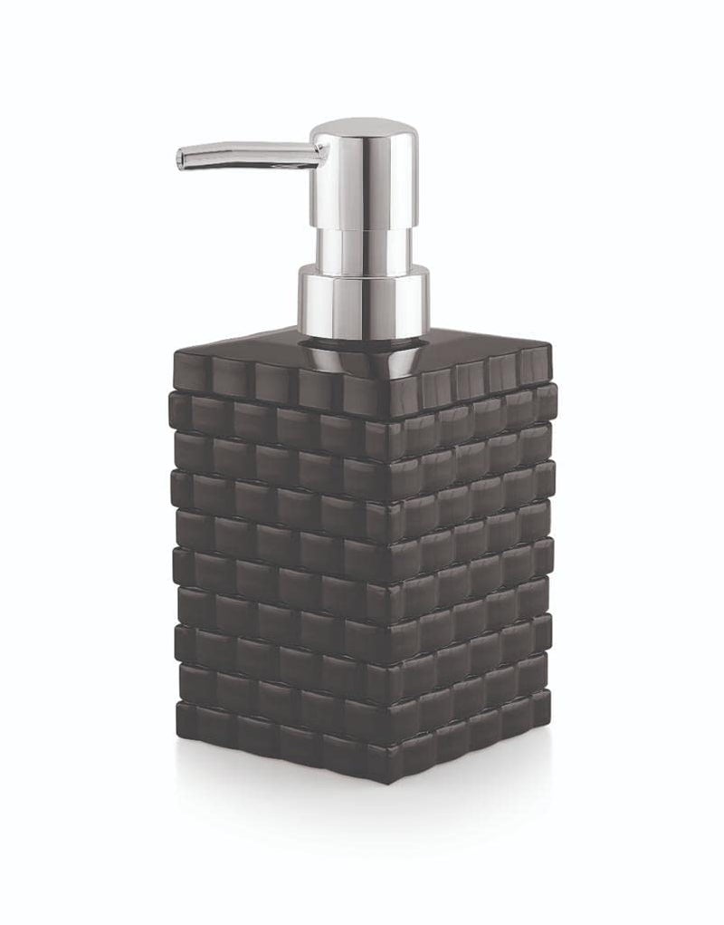 Nimbose® Cuboid Shaped Plastic Hand Soap Pump Dispenser, Liquid Soap Dispenser with Pump for Bathroom, Kitchen & Wash-Basin (Qty:1, Black) - Image 5