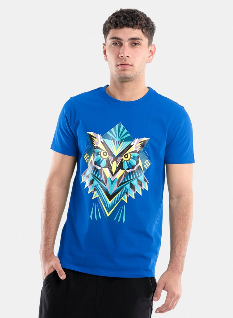 OWL T-shirt 'Owl Pharaoh' Blue - Image 2