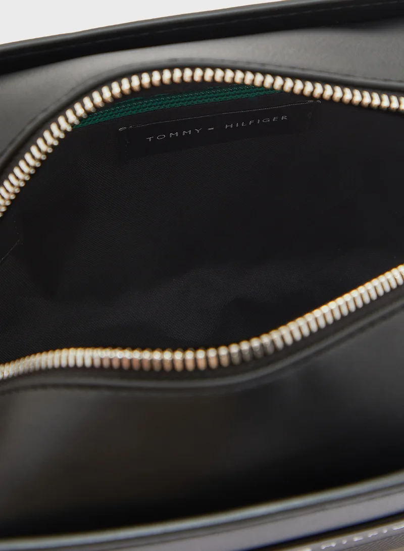 تومي هيلفيغر Logo Texture  Washbag