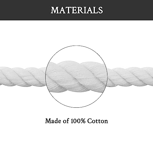 Endoto Rope Laces for Air Force 1, Thick Chunky Fat Shoelaces Strings for AF Sneaker Shoes(Color:White,Size:12.7MM) - Image 5