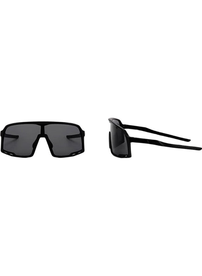 LOVECRAFT Children'S Cycling Glasses With Black Frame And Night Vision Lenses, Youth Sports Outdoor Sunglasses, Protective And Windproof Sunglasses - Image 1