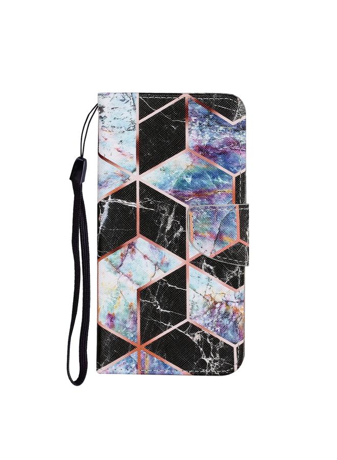 S-TOP Case For Samsung Galaxy A22 5G Coloured Drawing Pattern Horizontal Flip PU Leather Case with Holder & Card Slots & Wallet & Lanyard - Image 2
