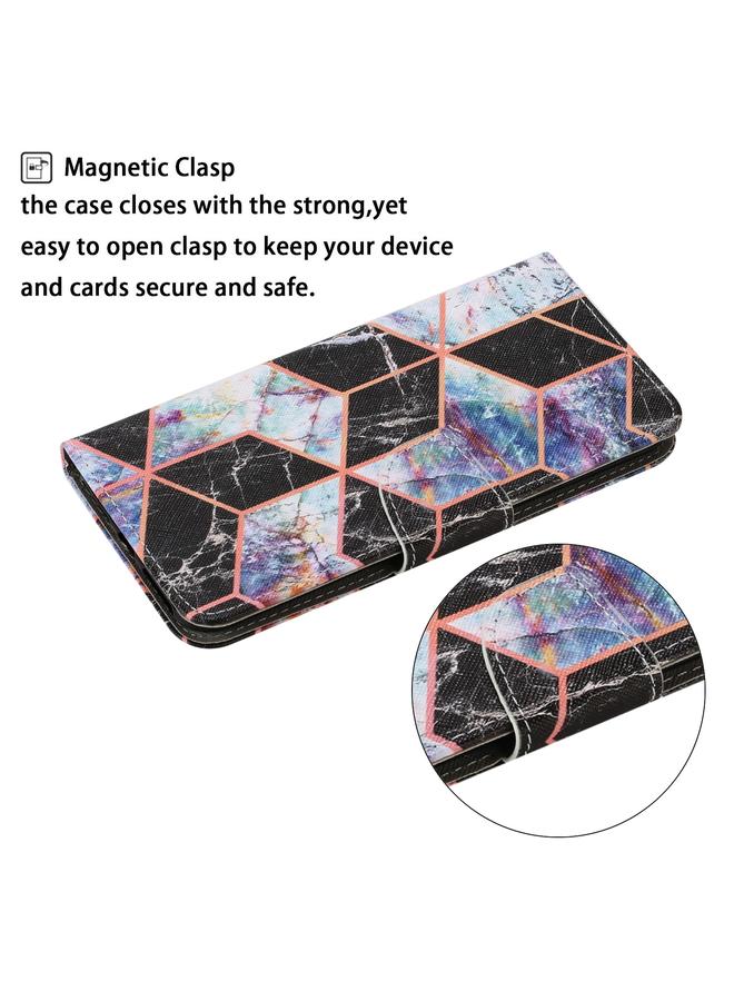 S-TOP Case For Samsung Galaxy A22 5G Coloured Drawing Pattern Horizontal Flip PU Leather Case with Holder & Card Slots & Wallet & Lanyard - Image 4