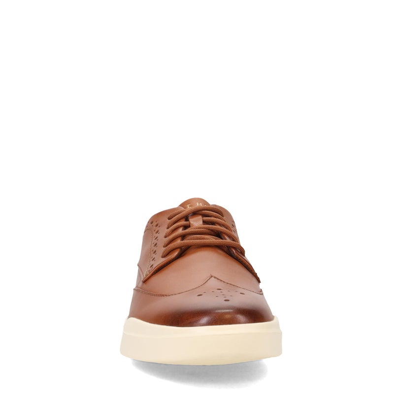 COLE HAAN حذاء كول هان للرجال غراند كروس كورت وينغ تيب، بني بريطاني/عاجي، 7 م - Image 4