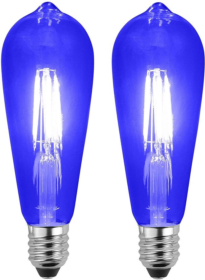 URM Enterprises Antique Pendant Filament Bulb for Your Home Restaurant Cafe Bar Shop Office & Hotel Reception Indoor-Outdoor Decoration. (Blue) - Image 3