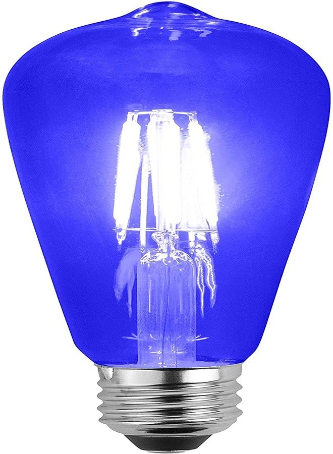 URM Enterprises Antique Pendant Filament Bulb for Your Home Restaurant Cafe Bar Shop Office & Hotel Reception Indoor-Outdoor Decoration. (Blue) - Image 1
