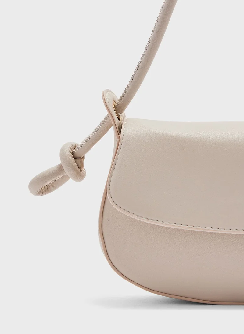 ELLA Minimalist Flap Saddle Bag