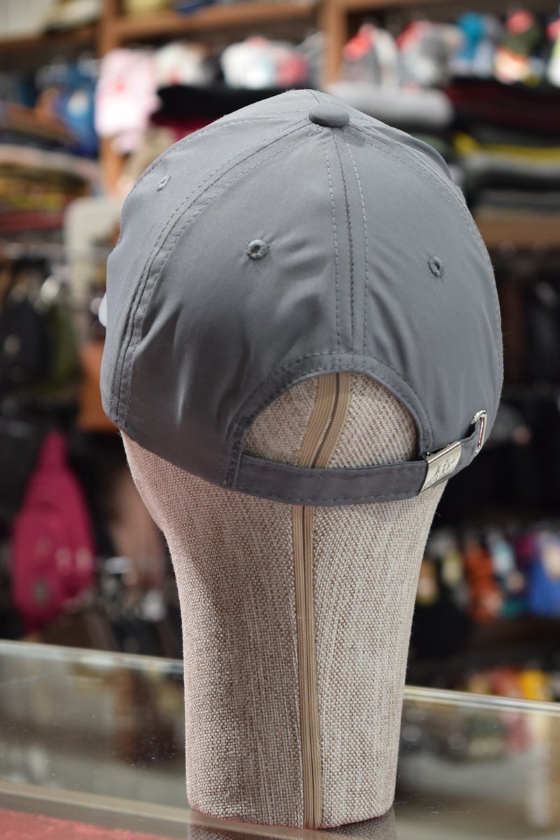 Göksu Şapka Göksu Hat Unisex Sports Cap Micro Tracksuit Fabric Adjustable Back Anthracite  - Image 3
