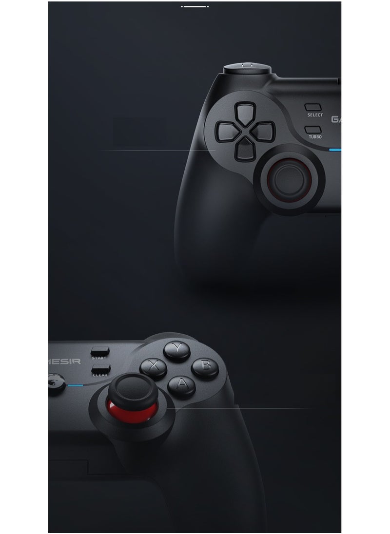 Wireless Gamepad GameSir T3 2.4GHz Receiver Gaming Controller for Windows PC, PC Controller with Dual Vibration, Linear Trigger Buttons Compatible with Android TV Box