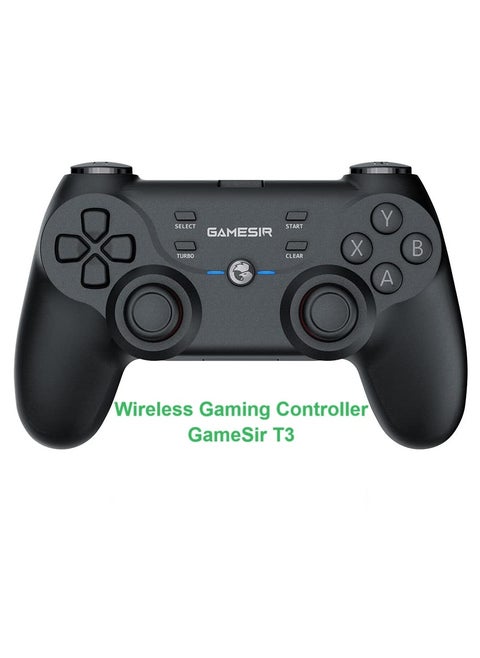 Wireless Gamepad GameSir T3 2.4GHz Receiver Gaming Controller for Windows PC, PC Controller with Dual Vibration, Linear Trigger Buttons Compatible with Android TV Box