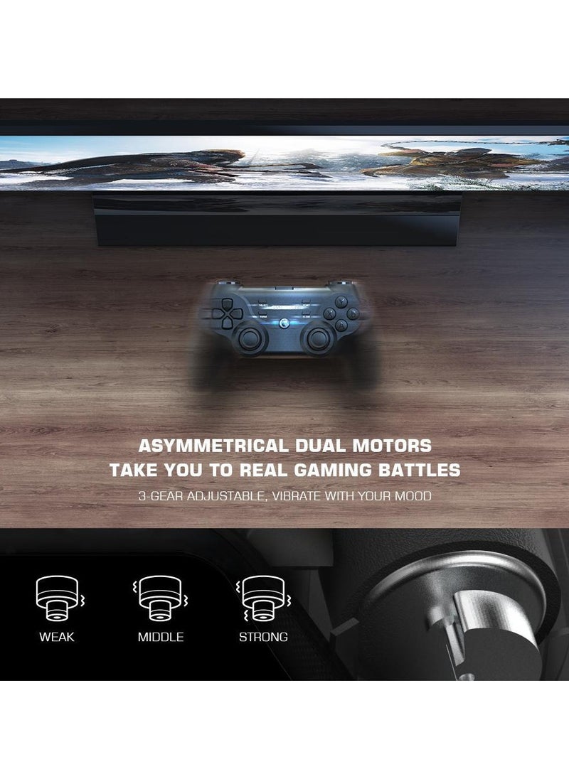 Wireless Gamepad GameSir T3 2.4GHz Receiver Gaming Controller for Windows PC, PC Controller with Dual Vibration, Linear Trigger Buttons Compatible with Android TV Box