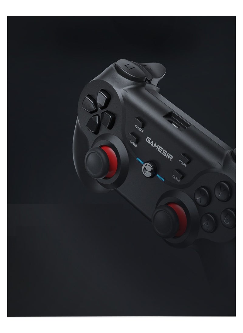 Wireless Gamepad GameSir T3 2.4GHz Receiver Gaming Controller for Windows PC, PC Controller with Dual Vibration, Linear Trigger Buttons Compatible with Android TV Box