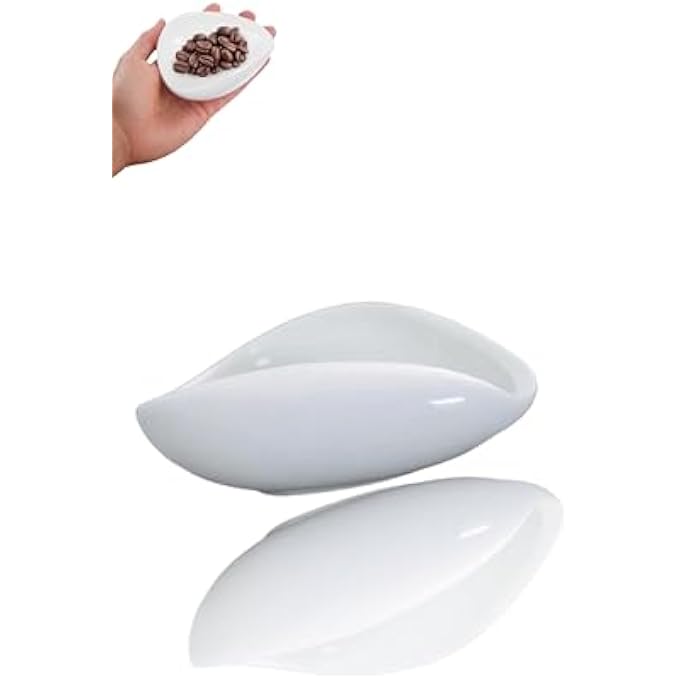 Honwor Ceramic Coffee Scoops  Tea Dosing Tray  Elegant Weighing Bowls For Precision Bean  Tea Measurement For Cupping Sessions - Image 2