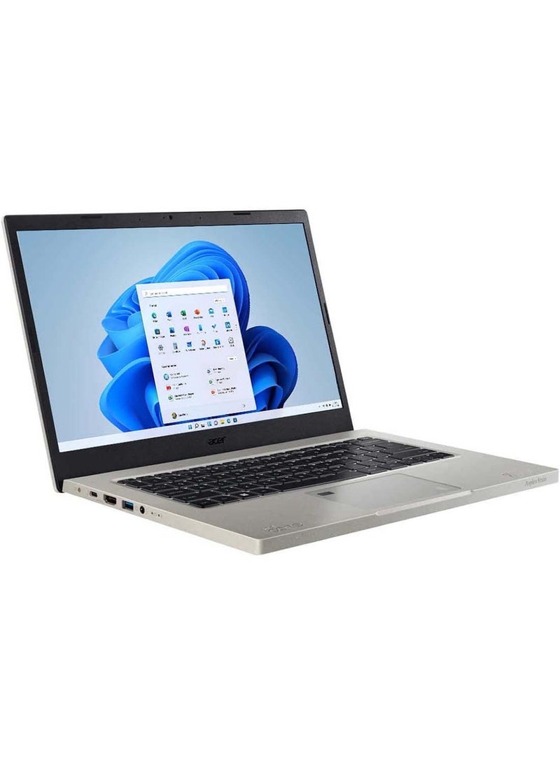 Acer Aspire Vero Laptop With 14-Inch Display, Core i5 1235U Processor/16GB RAM/512GB SSD/Intel Iris XE Graphics/Windows 11 Home English/Arabic walnut English/Arabic walnut - Image 4
