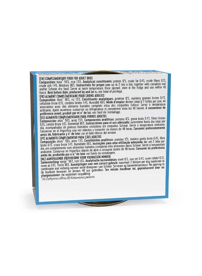 Schesir Dog Wet Food in Jelly Can-Tuna 5x150g [5 Cans] - Image 3