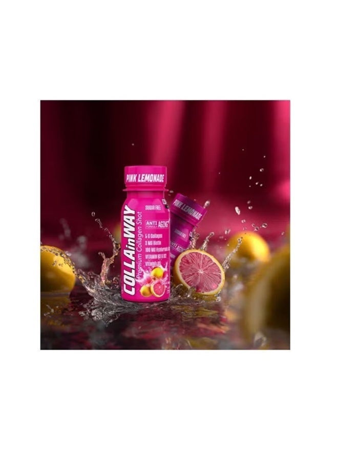 COLLAinWay Premium Collagen Shot Pink Lemonade 77ml x 12 Bottles – Ready-to-Drink Beauty & Wellness Support - Image 5
