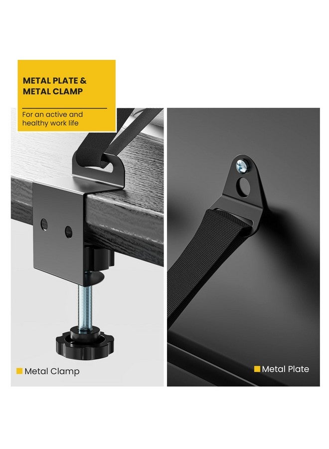 IMtKotW TV Safety Straps Furniture and TV Wall Anchors and Punch-Free Clamp Straps for Baby Proofing, VESA Mounting, Metal Connectors, Black - Image 4