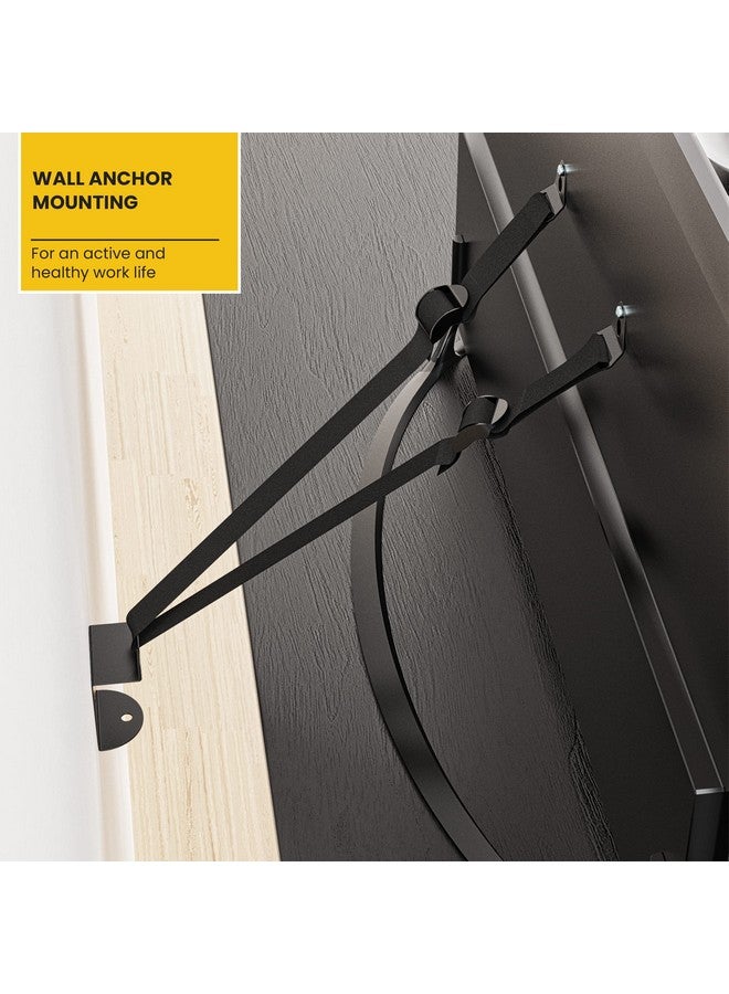 IMtKotW TV Safety Straps Furniture and TV Wall Anchors and Punch-Free Clamp Straps for Baby Proofing, VESA Mounting, Metal Connectors, Black - Image 2