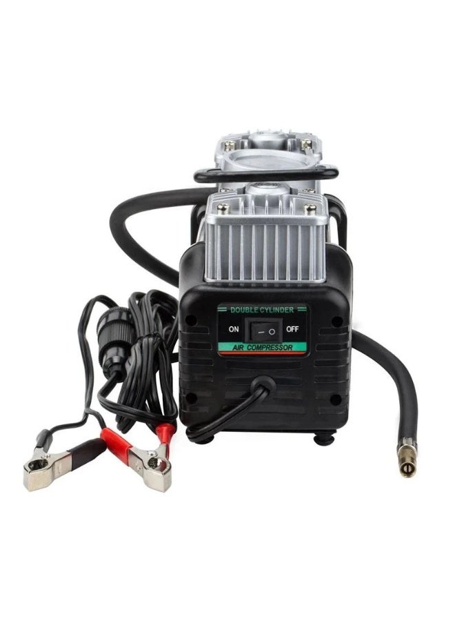 Portable Car Air Compressor with Built-In Pressure Gauge – Multi-Purpose Tire Inflator for Vehicles, Bikes, Balls & Inflatables – Lightweight, Easy to Use & Travel-Friendly - Image 3