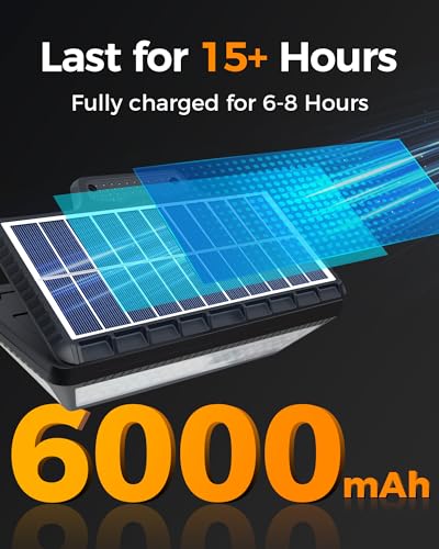 LUHLEE 208LED High Bright Solar RV Lights Exterior, Clip on Solar RV Porch Light, 6000 mAh Camper Lights for Outside with Remote Control, Camping Light Outdoor Waterproof Motion Sensor for Camper Awning - Image 4