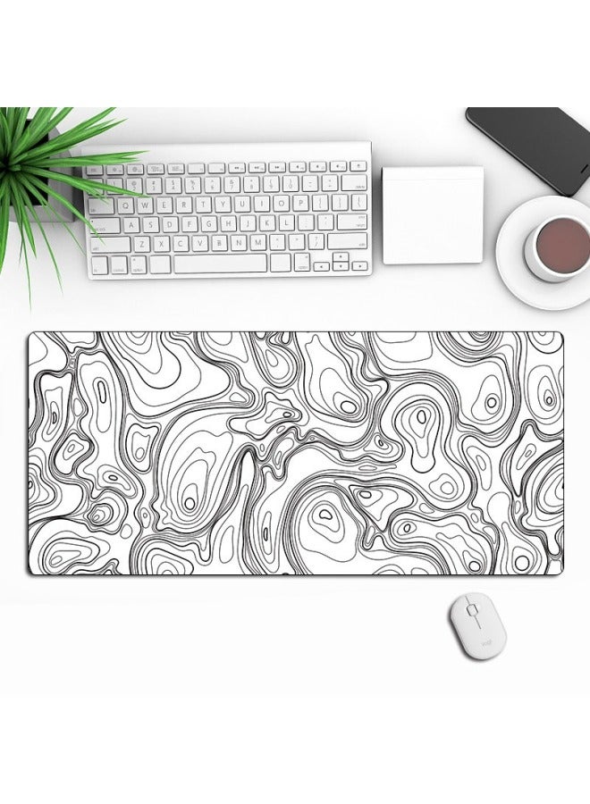 Explosions Line Series Mouse Pad Game E-sports Desk Dust-proof Pad Anti-slip Mouse Pad Wear-resistant-Color:30*70cm-Pattern:Line -08