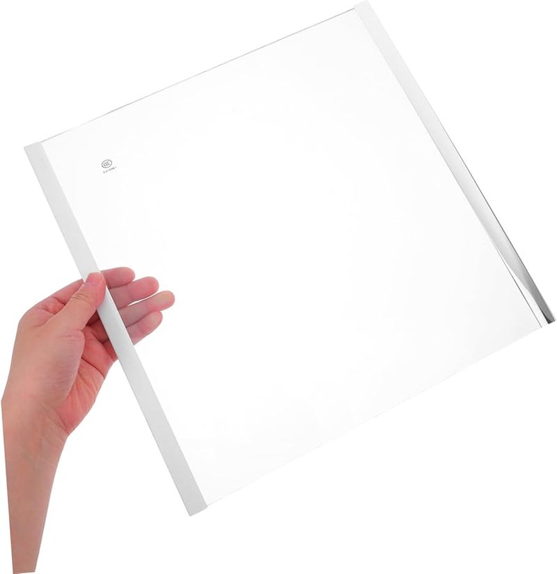 رفرف ثلاجة مجمد من الزجاج المقسى، لوحة فاصل منظم، ملحق تخزين مطبخ متين ومتعدد الوظائف - Image 5