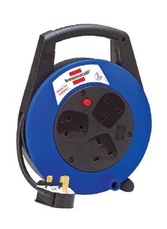 Brennenstuhl 3-Way Vario-Line Cable Reel Black and Blue 5 m 1098203  - Image 1