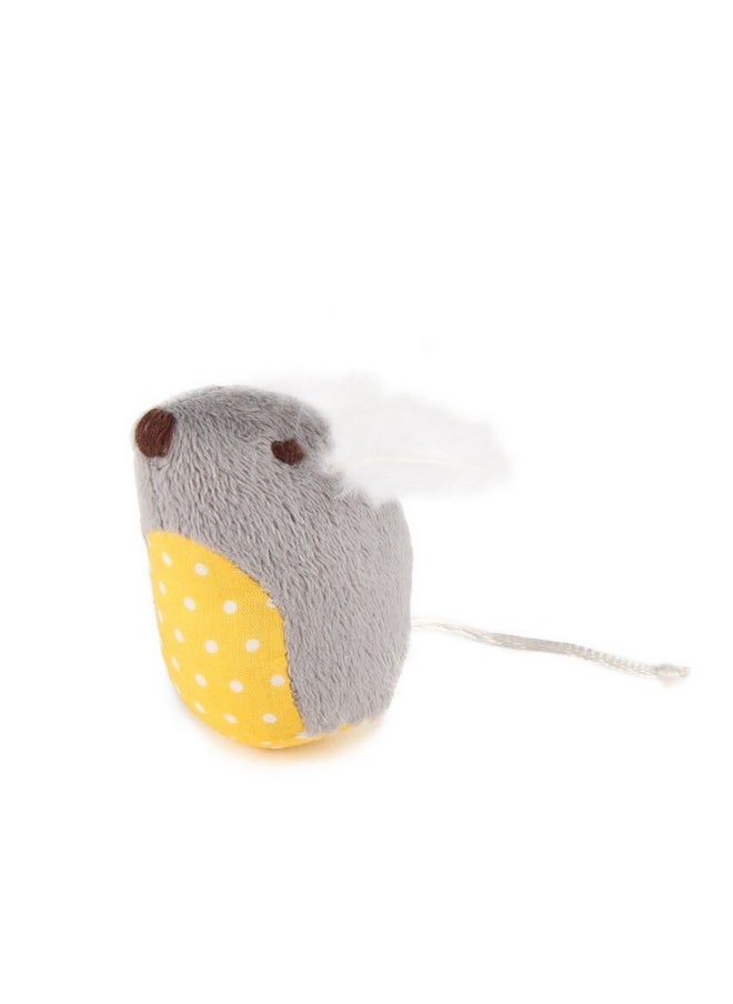 SmartyKat SmartyKat (2 Count Mouse Mates Plush Catnip Cat Toys - Brown/Gray, 2 Count  - Image 4