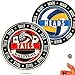 YUJUE Volleyball Coin Tosser Heads and Tails Sports Coins for Coin Tossing Volleyball Referee Equipment Portable Sports Coins for Referee Training Competition Referee Equipment Accessories 157 Inch - Image 3