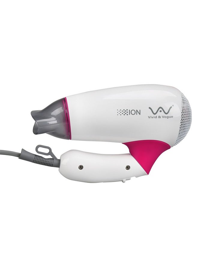 Vav 1200W Travel Hair Dryer Professional Ceramic Mini Blow Dryer For Kids With Cool Shot Buttonfolding Handle - pzsku/Z9386AAD283F0774E3258Z/45/_/1719074879/5dd93166-c5cf-486e-bf1b-bbbac54b5974