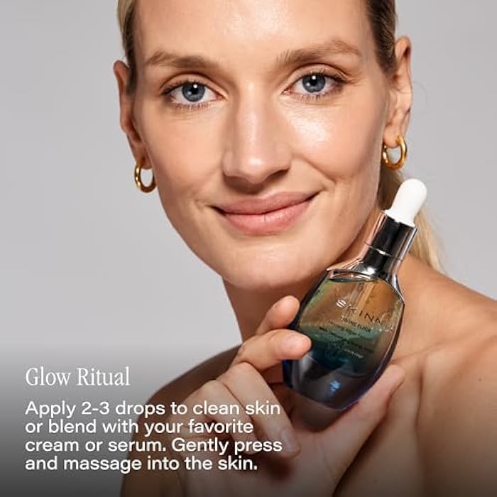 SKINN Mini Firming Algae Oil, Anti-Aging Facial Oil for Mature & Dry Skin - Lightweight Moisturizing Oil for Face Reduce Fine Lines & Wrinkles - Smooths, Firms & Revitalizes Tired & Dull Skin - Image 4