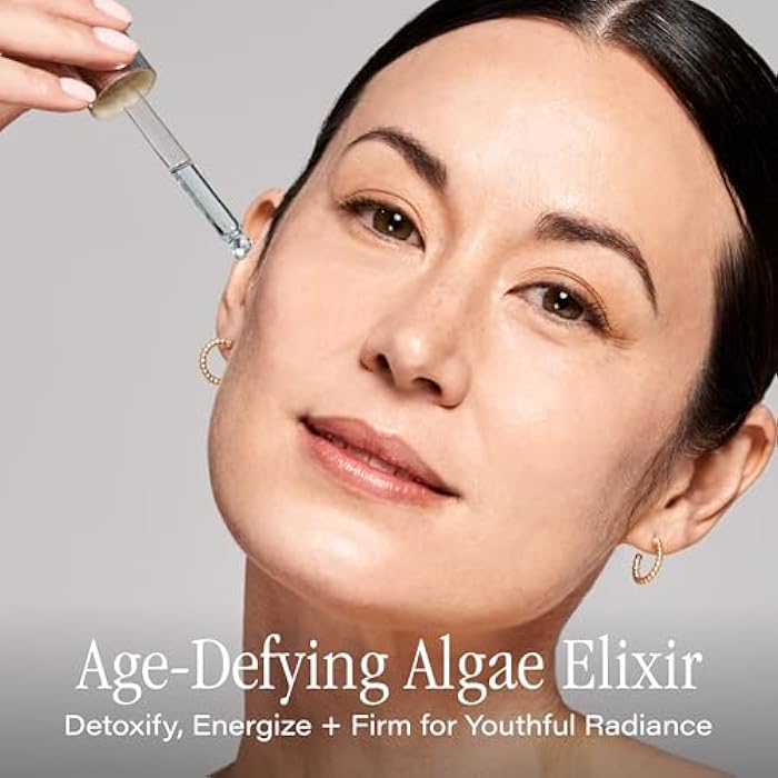 SKINN Mini Firming Algae Oil, Anti-Aging Facial Oil for Mature & Dry Skin - Lightweight Moisturizing Oil for Face Reduce Fine Lines & Wrinkles - Smooths, Firms & Revitalizes Tired & Dull Skin - Image 2