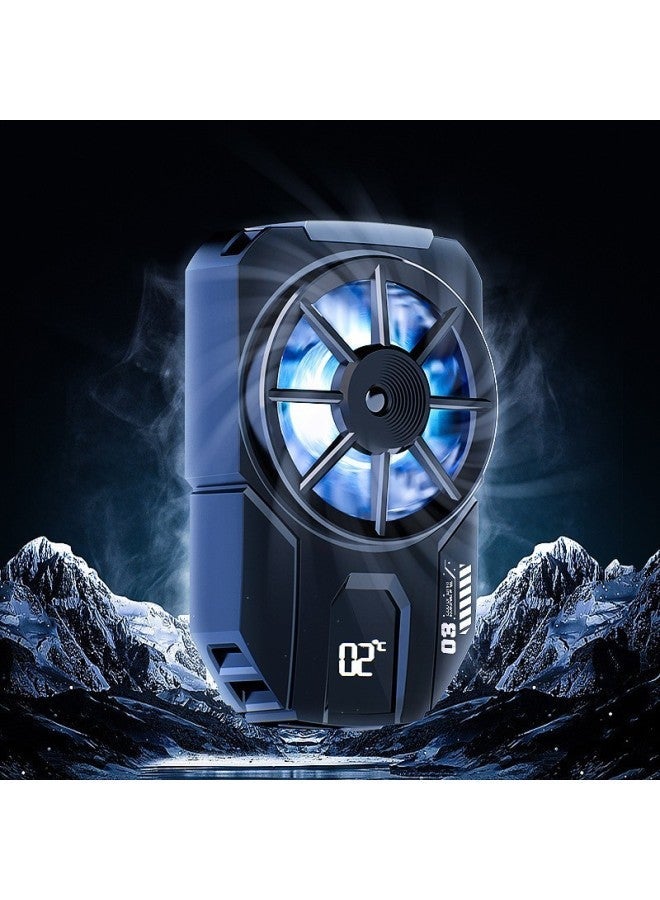Mimo FLA2 Mobile Phone Radiator DLA3 Semiconductor Peripheral Refrigeration Heat Dissipation Back Clip Chicken Eating Artifact-Color:Fla2 Rechargeable Air Cooling - Image 3