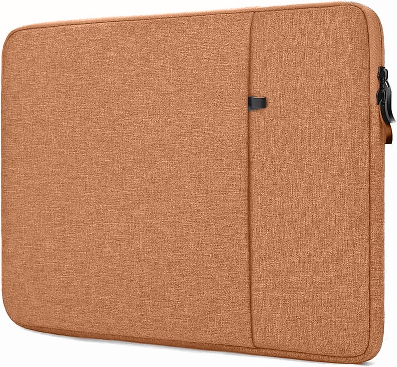 ProElite Polyster Laptop Sleeve Case Cover Pouch for 13" to 14" MacBook Air/Pro Retina,Compatible with Surface Pro, MacBook Pro 14" M1/Max A2442, Galaxy Tab S8/S9 Ultra 14.6"/iPad Pro 12.9, Coffee - Image 1