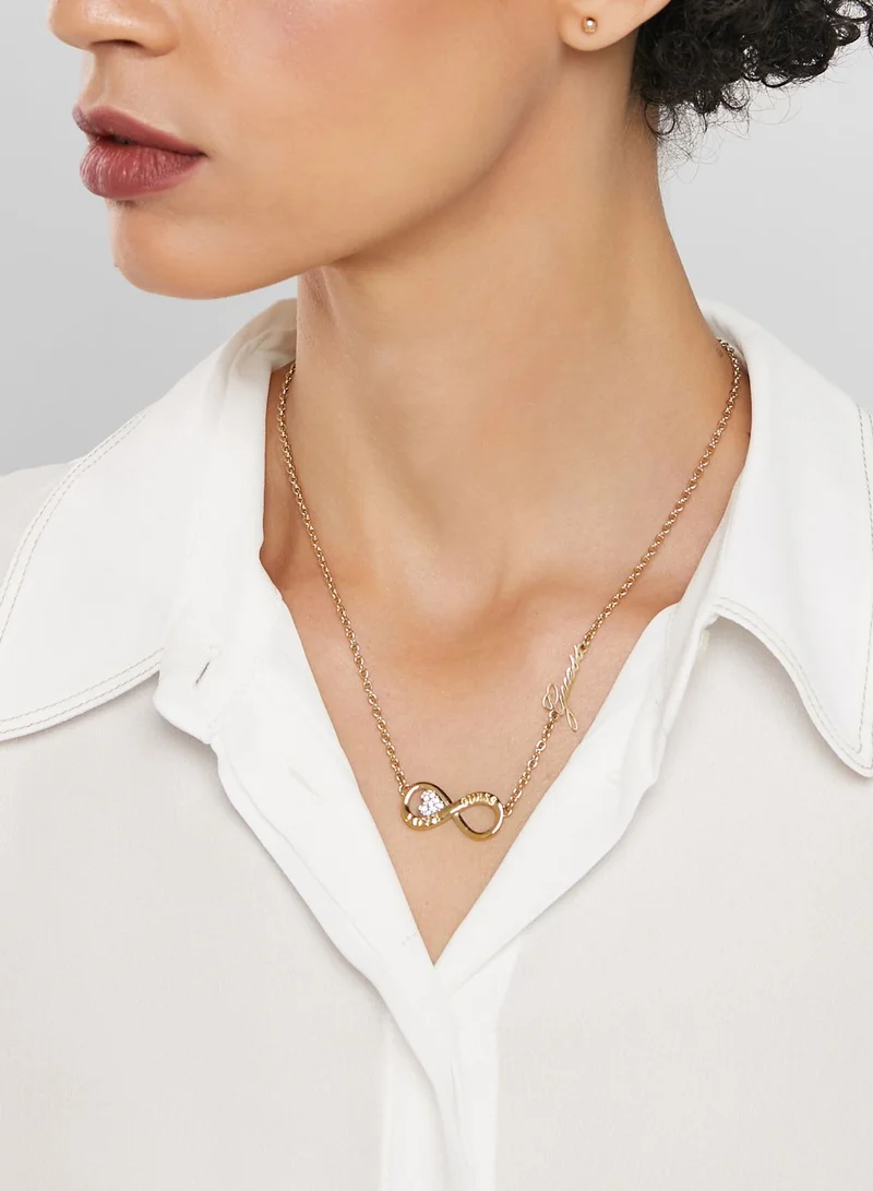 GUESS Horiz Infinity Necklace