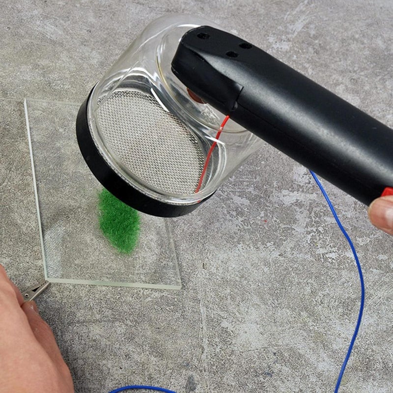 klarako Static Grass Applicator for Railway Terrain Sandbox Modeling Diorama Electrostatic Flocking Machine for Sandbox Model Railroad Diorama Scenery - Image 2