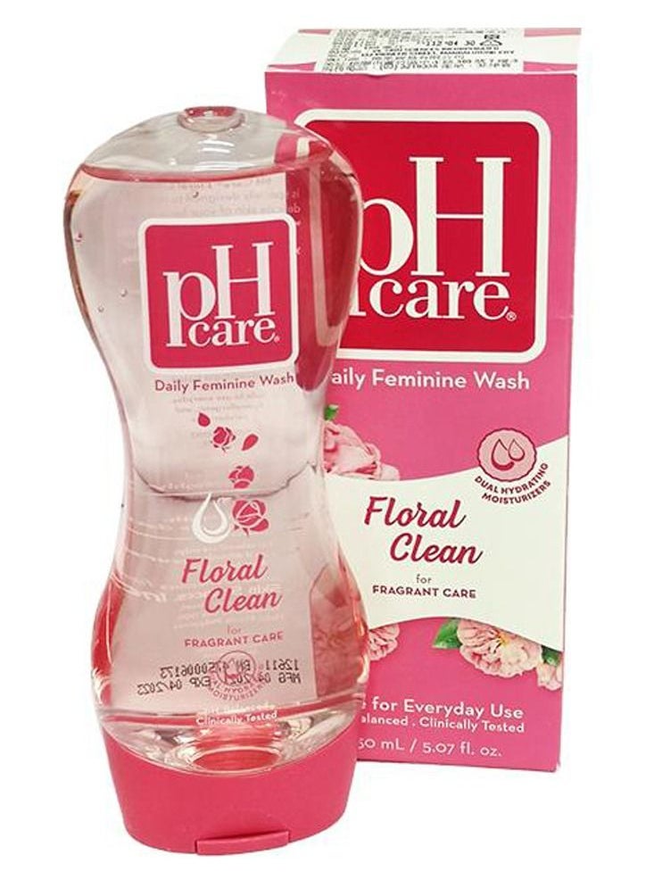 Ph Care - Daily Feminine Wash Floral Clean 150 Ml - Image 1