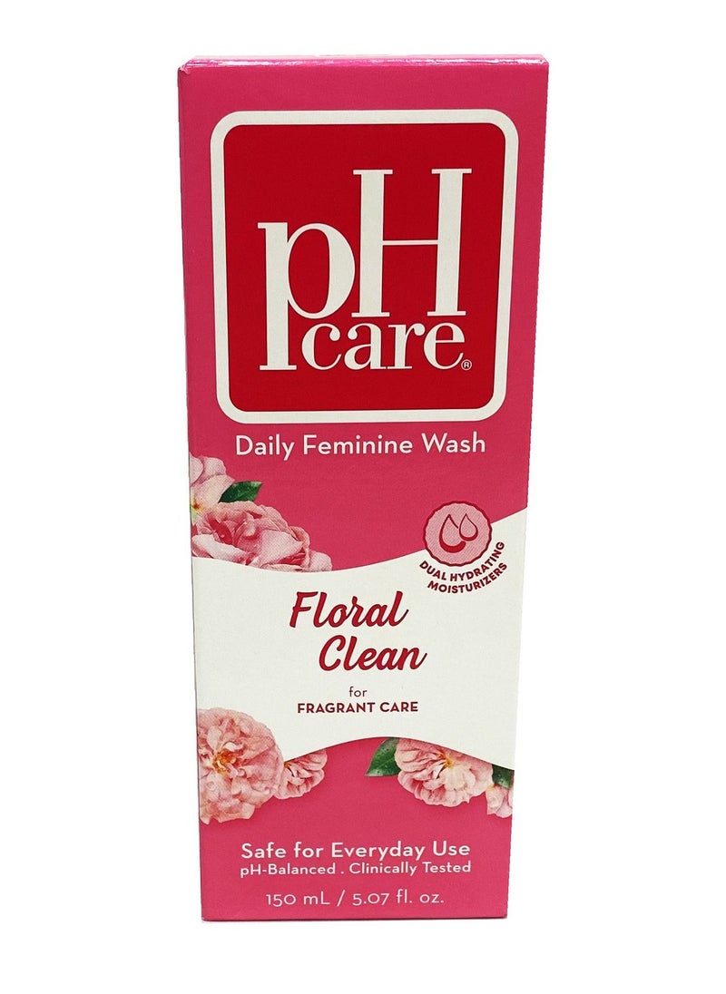 Ph Care - Daily Feminine Wash Floral Clean 150 Ml - Image 1
