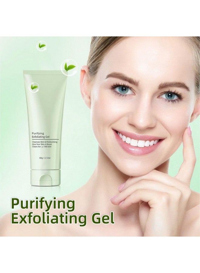 Generic 2PCS Purifying Exfoliating Gel, Exfoliating Gel, Purifying Exfoliating Moisturizing Gel, Purifying Exfoliating Scrub, Cleansing Face and Body Exfoliating Scrub Gel  - Image 2