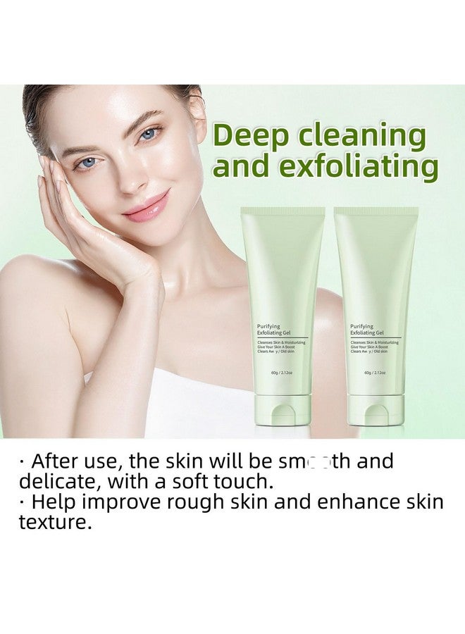 Generic 2PCS Purifying Exfoliating Gel, Exfoliating Gel, Purifying Exfoliating Moisturizing Gel, Purifying Exfoliating Scrub, Cleansing Face and Body Exfoliating Scrub Gel  - Image 5